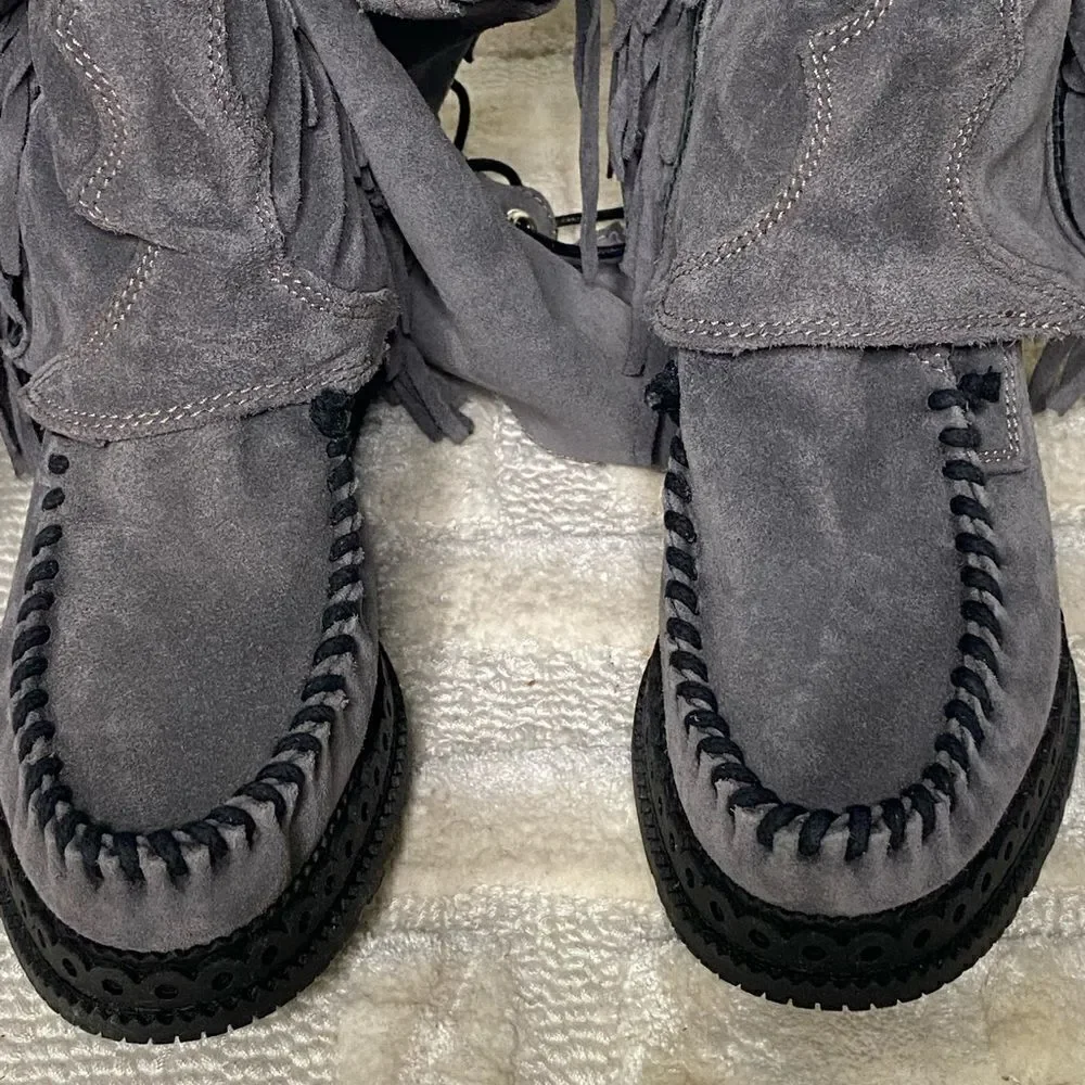 New Free People El Vaquero Drifter Tall Mocc Boots